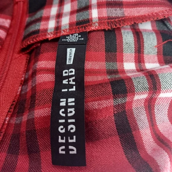 Design Lab Lord & Taylor red plaid 90’s skirt - Picture 7 of 8